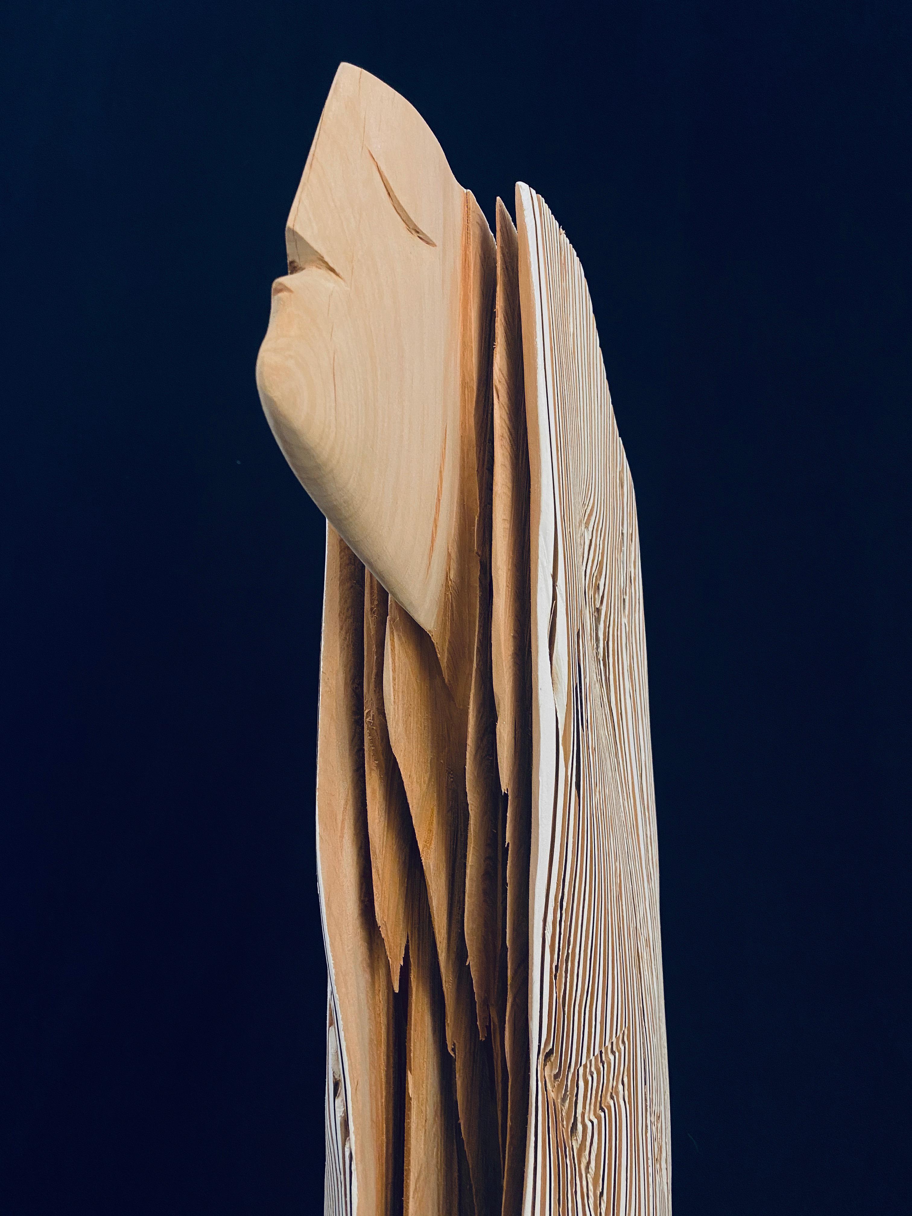 Untitled, Paulo Neves, Contemporary, Cedar wood painted and carved, White For Sale 1
