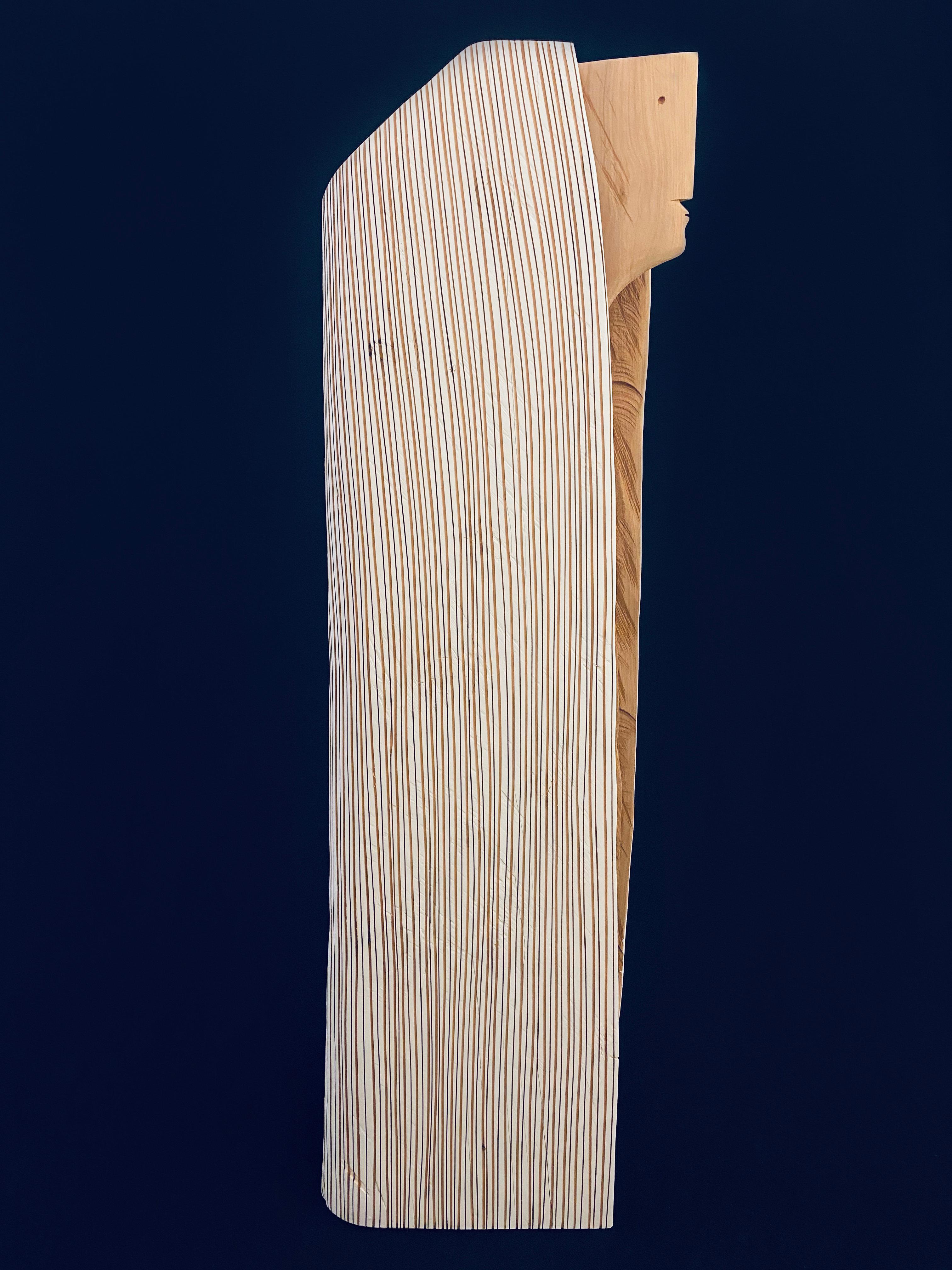 Untitled, Paulo Neves, Contemporary, Cedar wood painted and carved, White For Sale 1