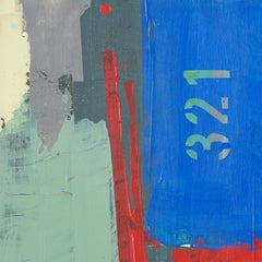 Untitled, Victor Costa, Contemporary Art, 2019, Acrylic on canvas, Blue and red