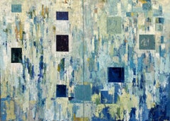 Kind of Blue, Nélio Saltão, Contemporary Art, Oil on canvas, Blue