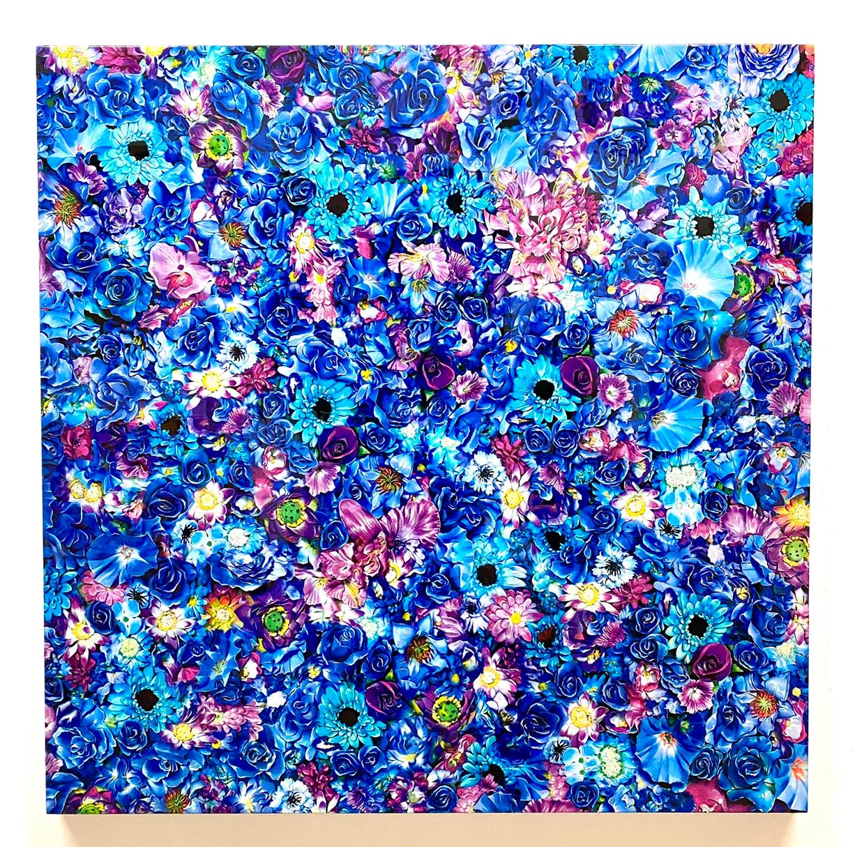 FLOWER BLUE - Painting by Tetsutaro Kamatani