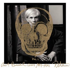 Gold Britannica Skull on Warhol, 2011