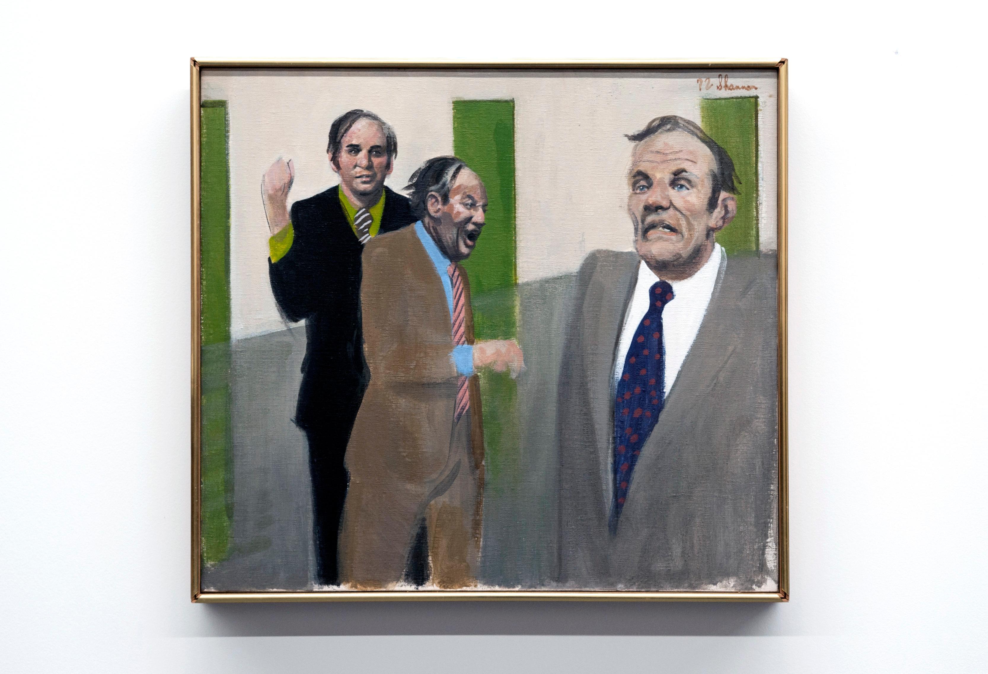 Joe Shannon « Trois hommes d'affaires », 1972 en vente 1