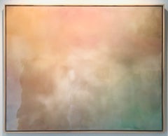 Sky Series 5, 2020 Acrylic and resin on canvas 48 x 60 inches Framed