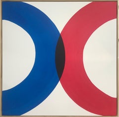 Vicious Circle Series 4, 2020 Acrylic and resin on canvas 48 x 60 inches Framed