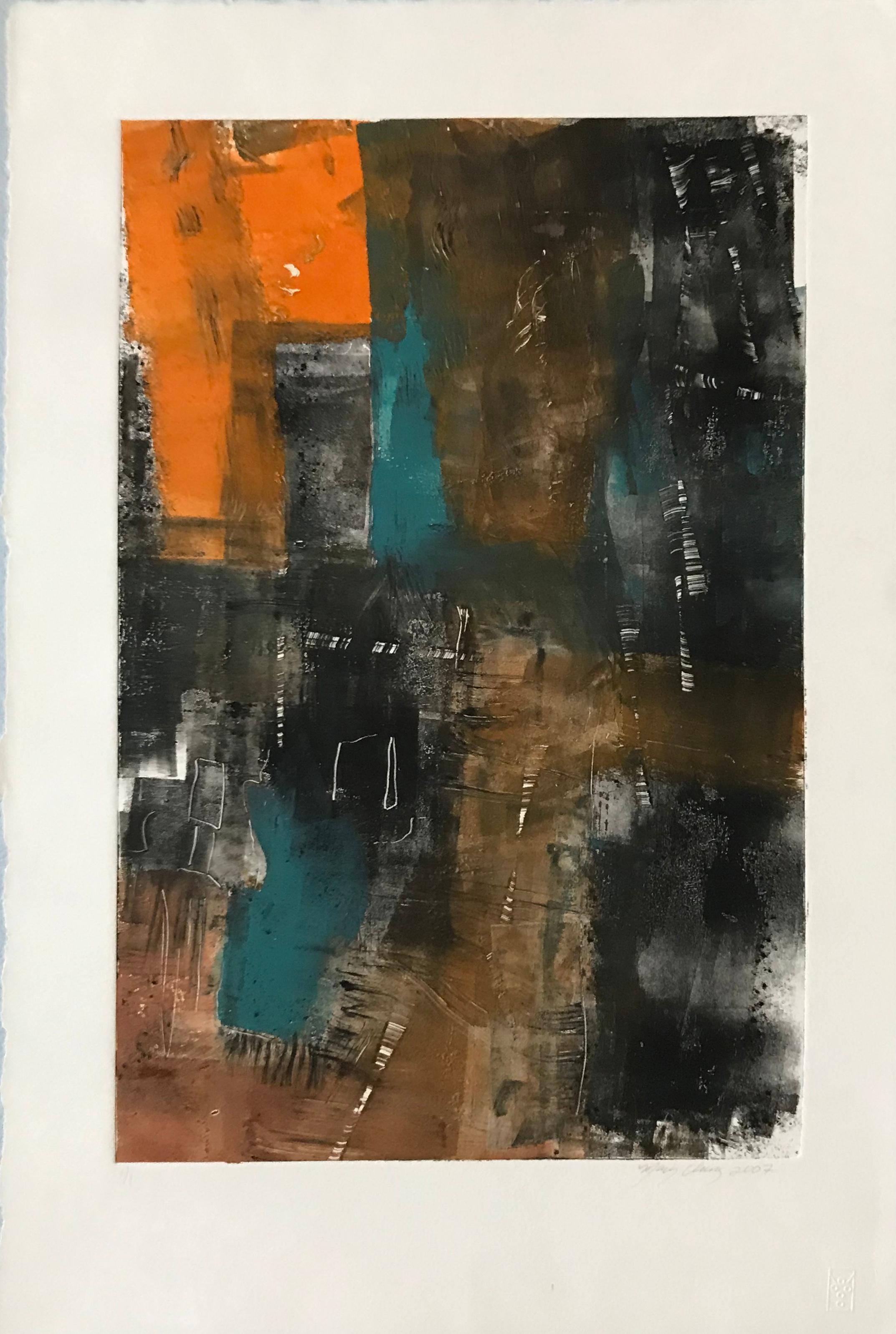 Night Walk, abstract - Art by Mary Chang