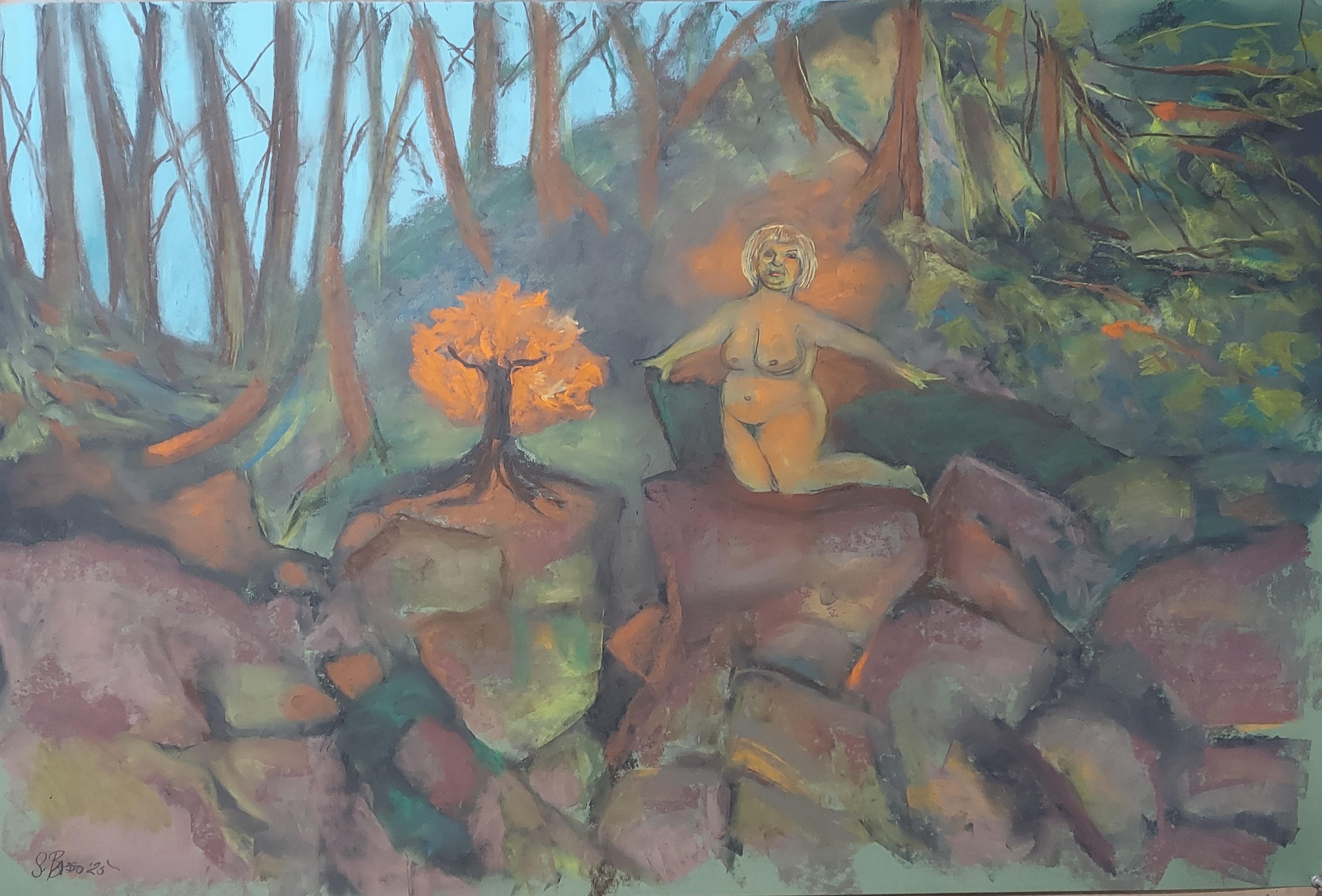 Modern Art Landscape Drawings and Watercolors