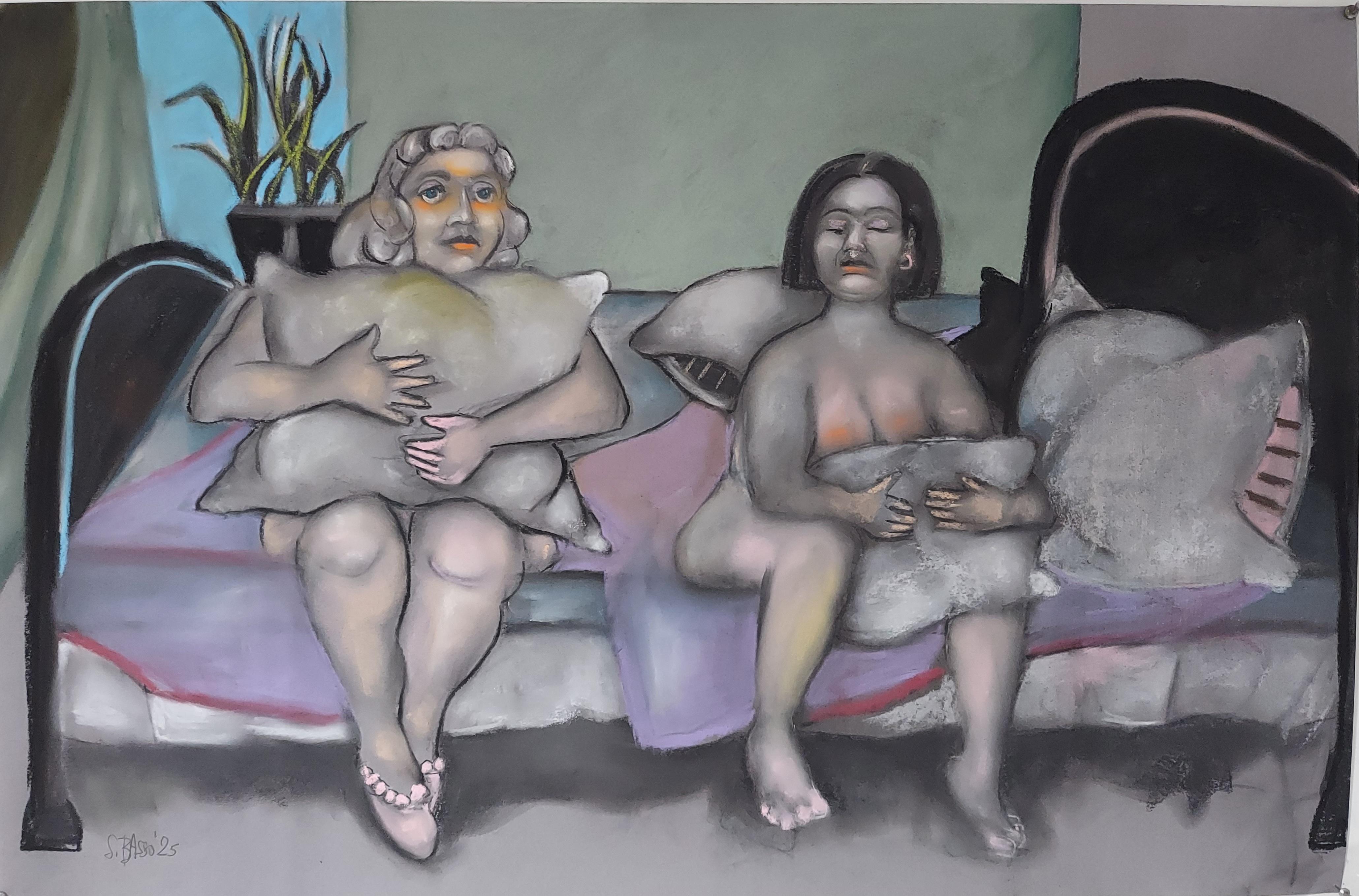 People Nude Drawings and Watercolors