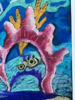 OCEAN DREAMING ,  Playful, imaginative, dark, colorful, dreamy undersea