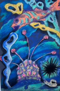 OCEAN CANDY JOURNEY, colorful, mysterious, playful, surreal, inventive, undersea