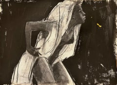 Dark Figure, dark female nude figure