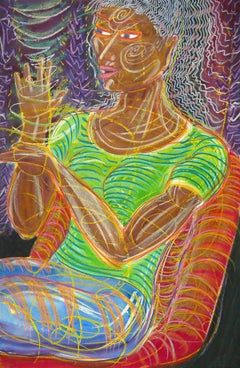 To Be Discovers, from the Wild Woman Series, colorful discoverer exploring