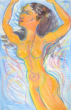 To Fly High and Often, from the Wild Woman Series, a colorful powerful woman