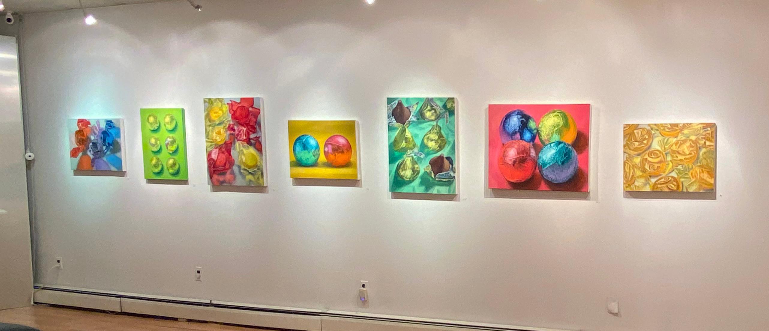 Finocchi e Paula Reds, colorata, foto realistica, natura morta - Painting di Douglas Newton