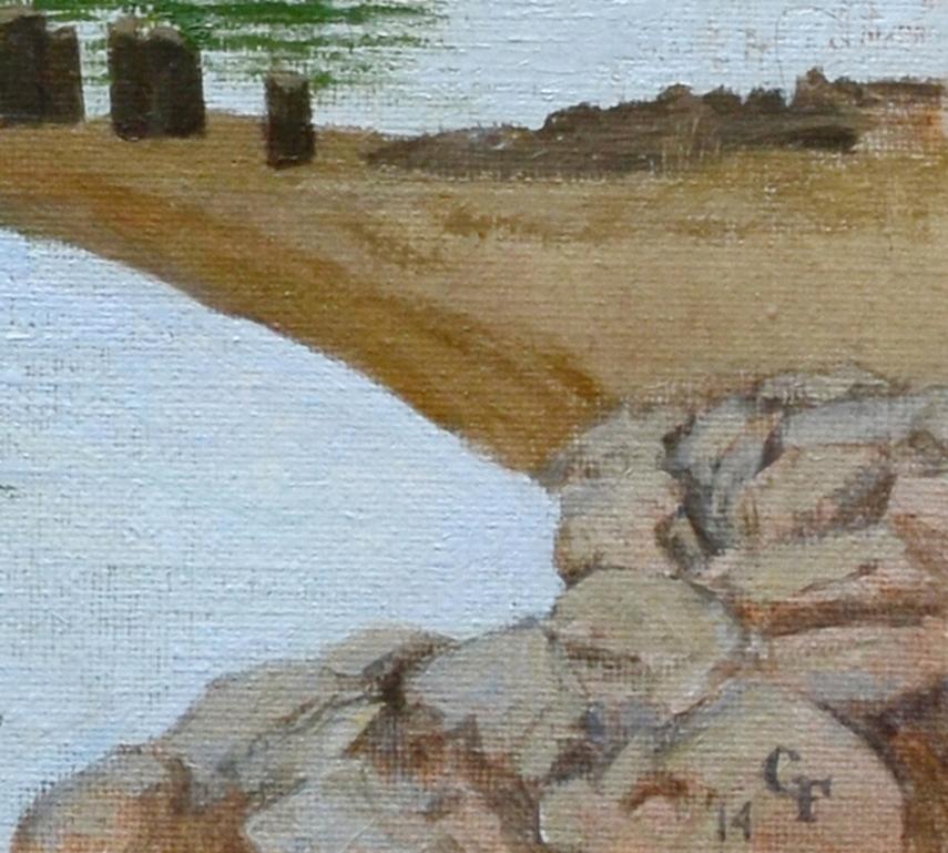 Muelle del Ferrocarril, 2014 - Painting de Gregory Frux