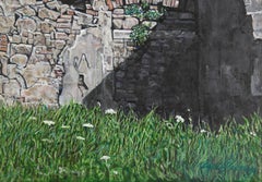 Castle de Slains avec vue sur les mers du Nord 2, ruines de pierre, paysage marin, Écosse