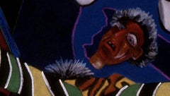 Szene vierzehn: Küche, leuchtende Farben, häusliche, lateinische Objekte