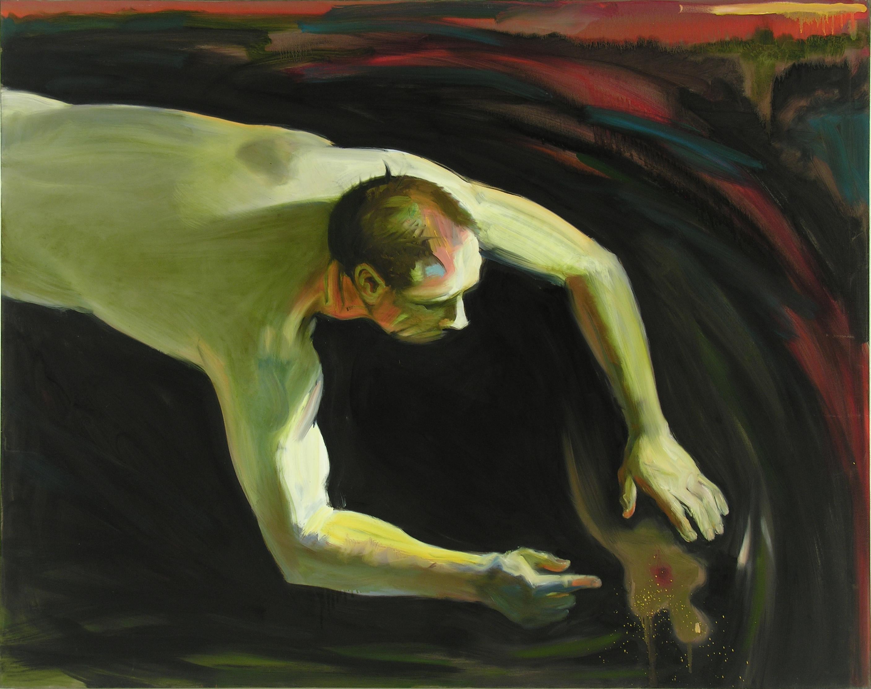 Nude Painting Audrey Anastasi - Mirage, nu masculin