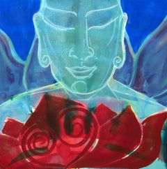 Visione, acquerello colorato e mistico