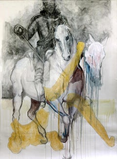 "Lord". Contemporary, 21st Cent., Figurative painting, oil and charcoal on canvas