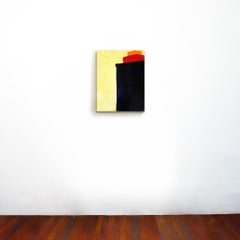 'Boxes'. Contemp, 21st Cent., Figurative painting, oil & glaze medium on canvas