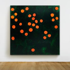 'Orange Grove' Contemp, 21st Cent.Figurative painting, oil & glaze medium/canvas