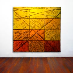 'Cornfields' - Contemporary, 21st Century, Figurative / Abstract Oil Painting