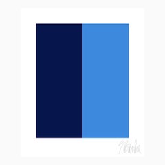 "Color's Cooperation, no. 2" Modern, Mid Century, Contemporary Fine Art Print