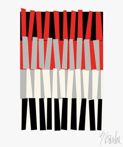 "Color Rhythm" Modern, Mid Century, Contemporary Fine Art Print