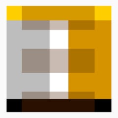 "Yellow to Black" Mid Century Modern, Modern, Contemporary, fine art print