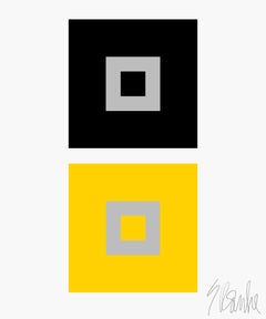 "Dynamic Color Change No. 2" Mid Century, Modern, Contemporary, Fine Art Print