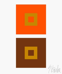 "Dynamic Color Change No. 3" Mid Century, Modern, Contemporary, Fine Art Print