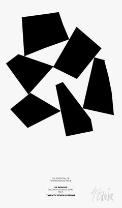 Liz Roache - "Potential of the Rectangle, no. 8, Mid Century, Contemporary Fine Art Print "Potential of the Rectangle, no. 8, Mid Century, Contemporary Fine Art Print