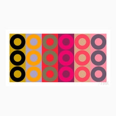 "Color Harmony, no. 2"  Modern, Mid Century, Contemporary, Fine Art Print