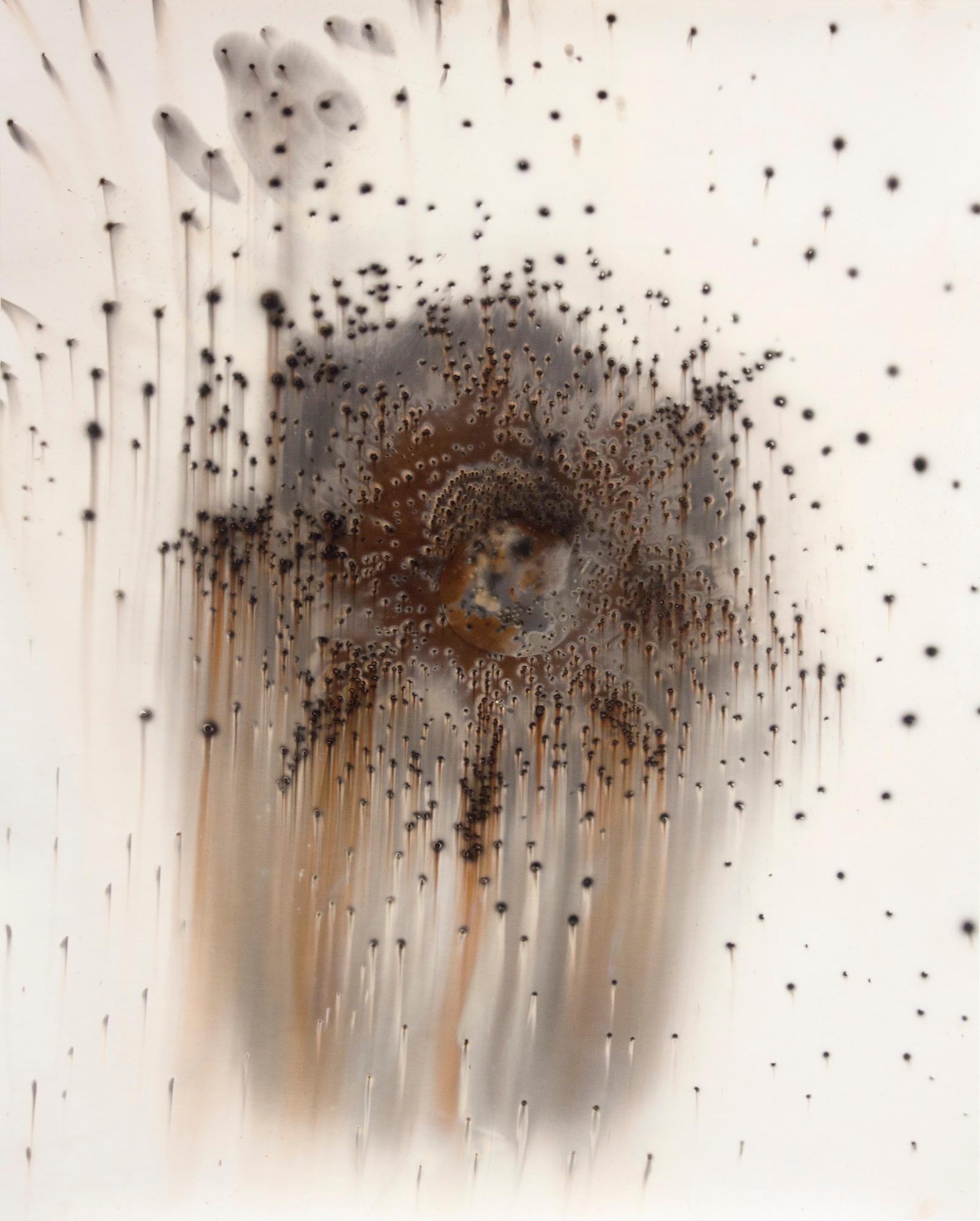 Christopher Colville Abstract Photograph - Untitled Work of Fire (Star)