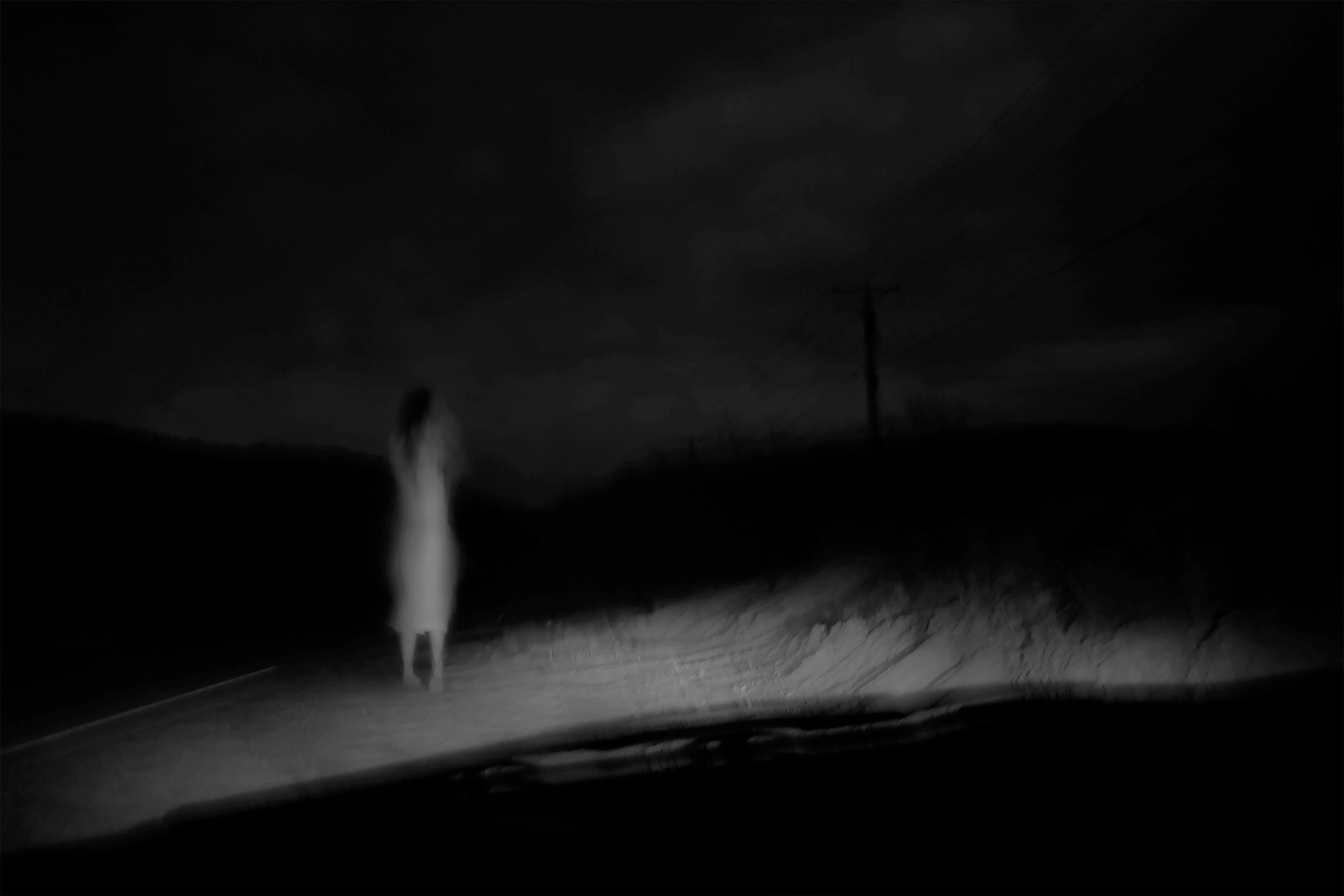 Black and White Photograph Marie Maher - autoroute 41