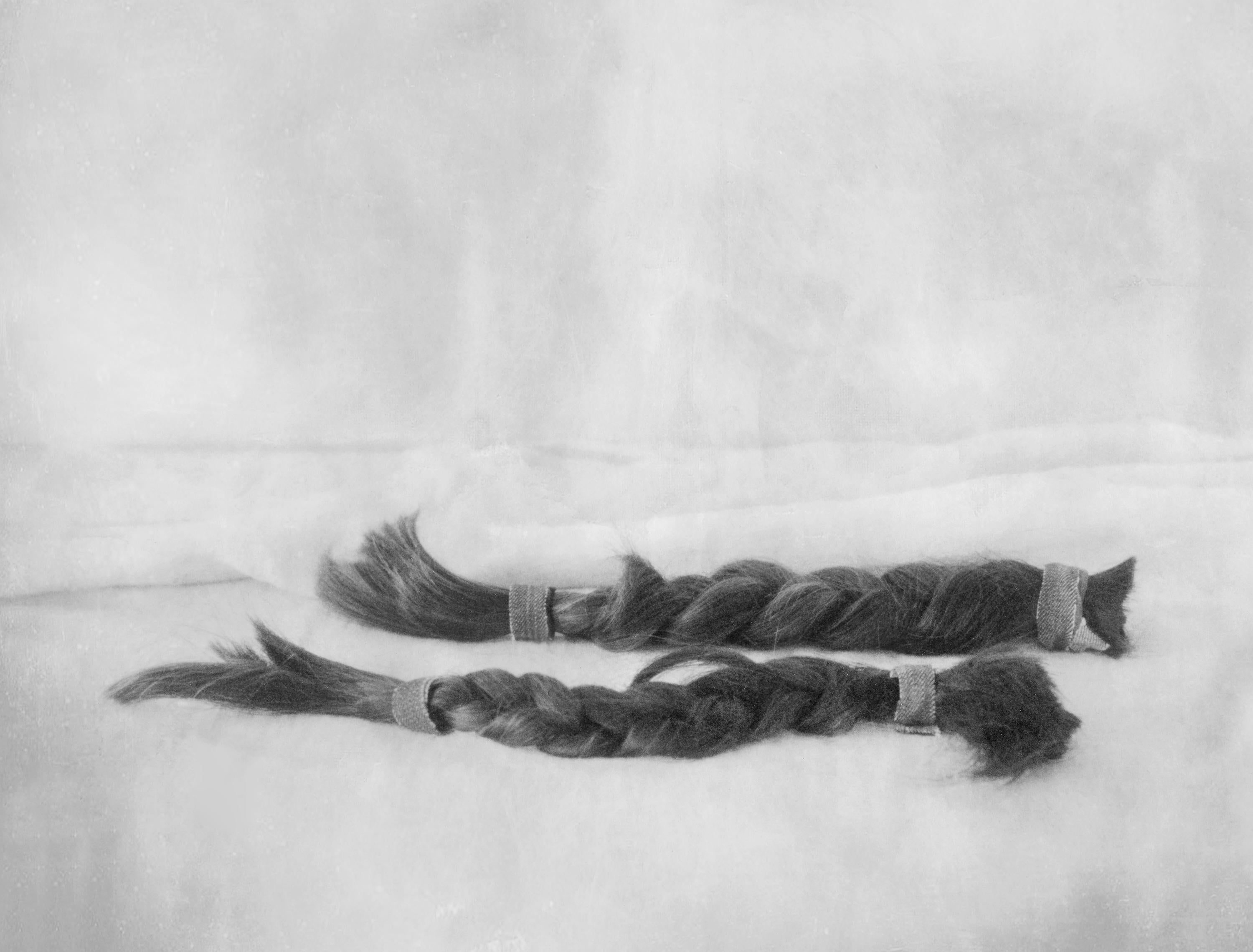 Ruth Lauer-Manenti Black and White Photograph - Two Braids
