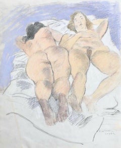 Two Reclining Nudes, Raphael Soyer