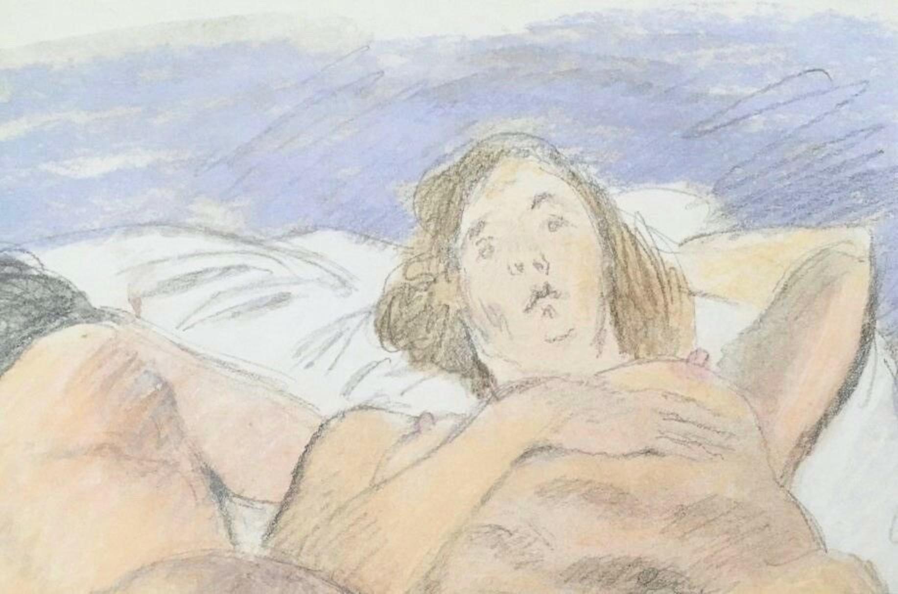 Two Reclining Nudes, Raphael Soyer For Sale 1