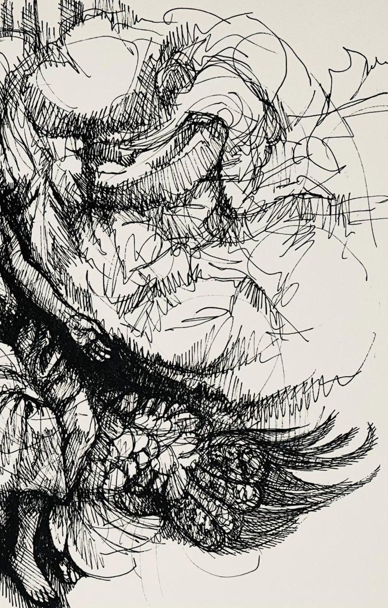 (Paesaggio mitologico astratto) Senza titolo, 1965, Ian Hornak - Disegno in vendita 2