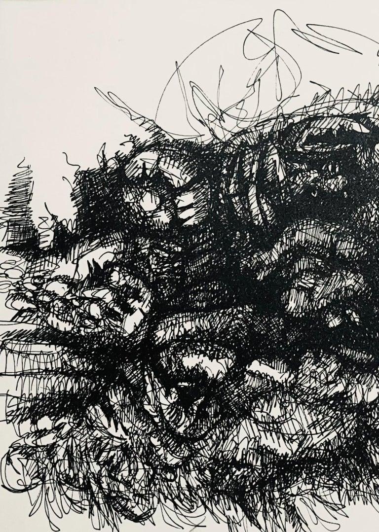 (Abstrakte Landschaft) Ohne Titel, 1965, Ian Hornak - Zeichnung im Angebot 3