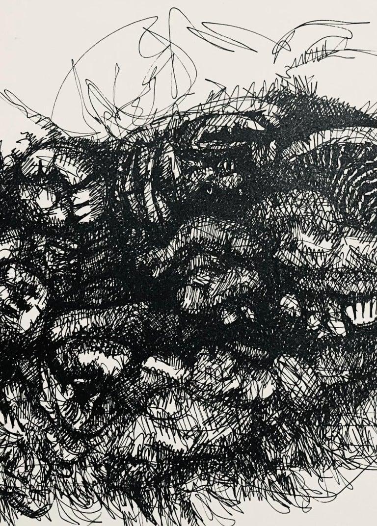 (Abstrakte Landschaft) Ohne Titel, 1965, Ian Hornak - Zeichnung im Angebot 2
