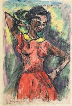 Retrato de mujer joven, Raoul Dupoux