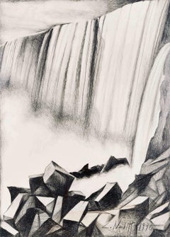 Série Impossible (chutes du Niagara), Lowell Nesbitt - Drawing