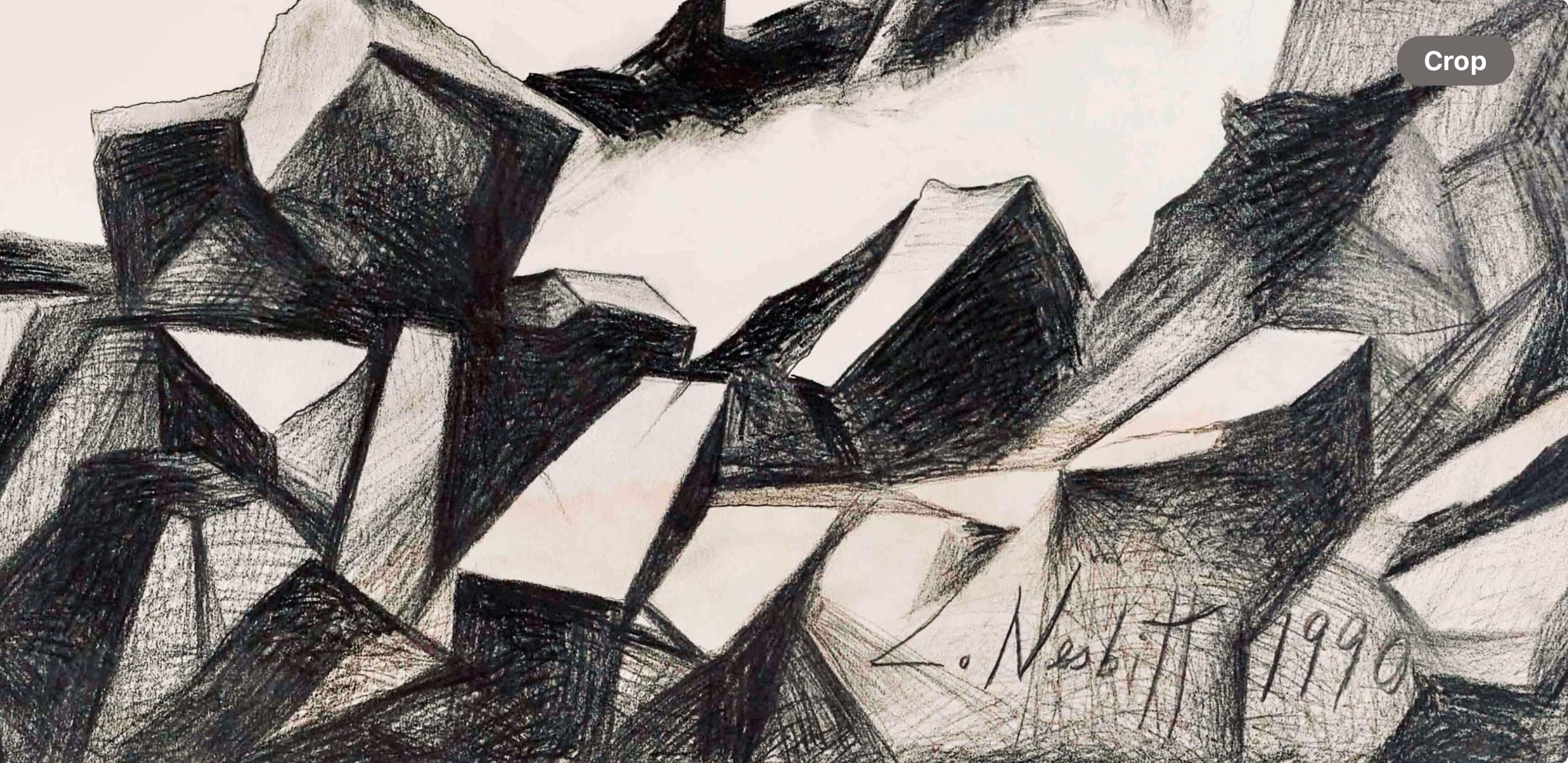 Serie Impossibile (Cascate del Niagara), Lowell Nesbitt - Disegno in vendita 4