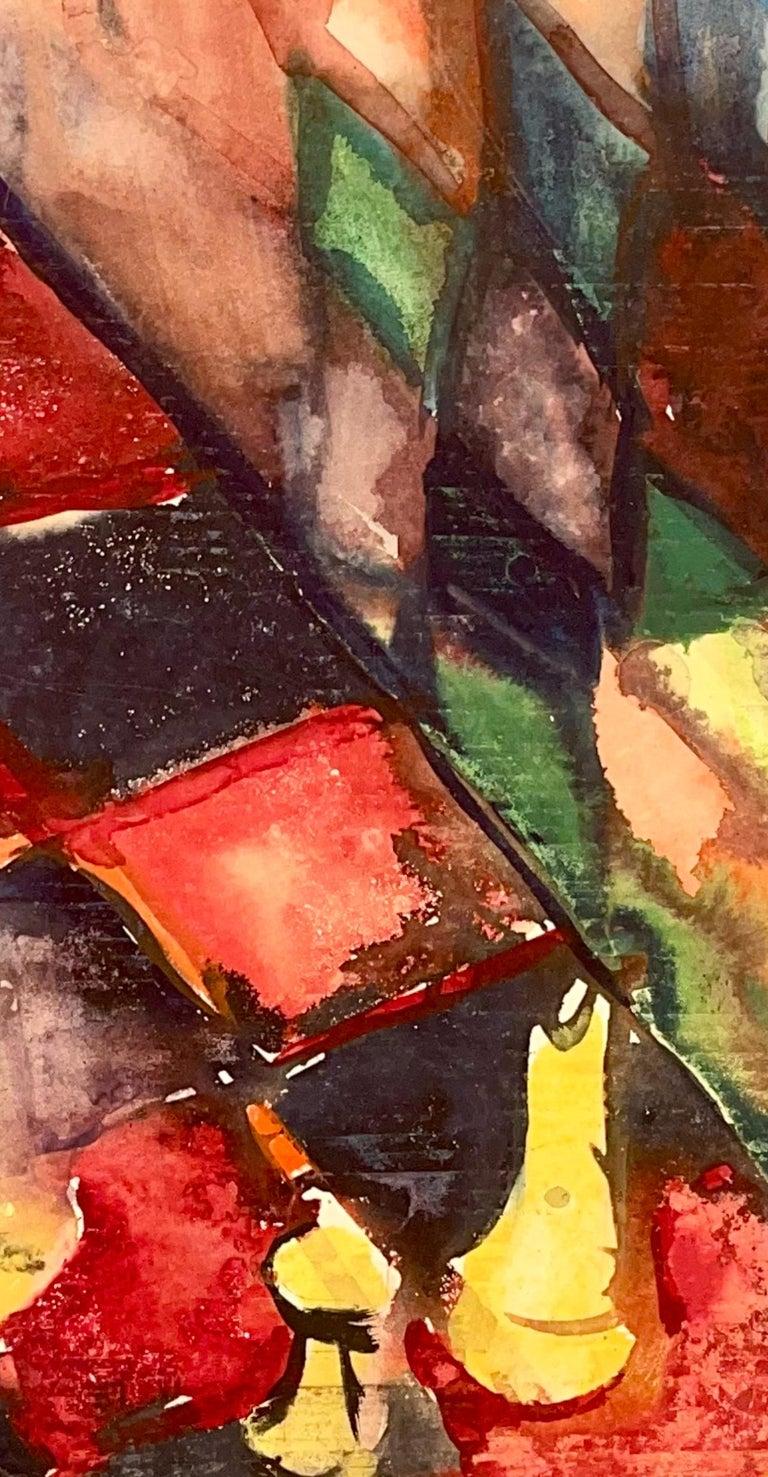(Abstract Still Life with Chessboard) Untitled, 1964, Ian Hornak — Painting For Sale 2