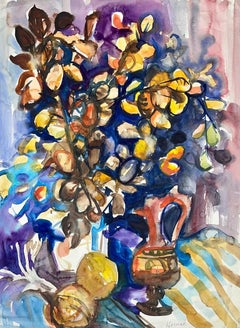 Senza titolo (Natura morta astratta con fiori), 1963, Ian Hornak - Pittura