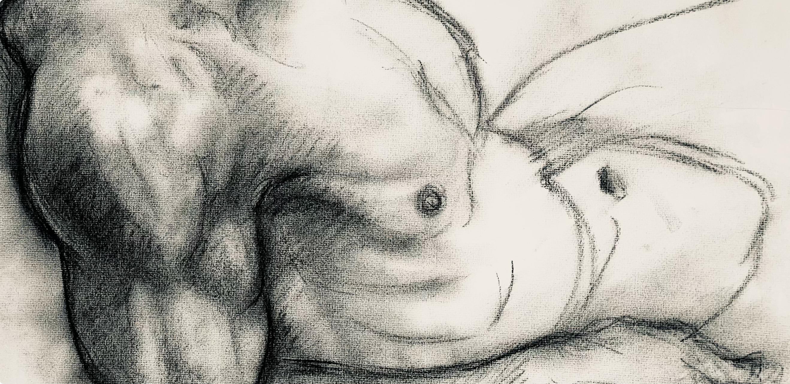 Renaissance Male Nude Figure Study, 1963, Ian Hornak — Drawing For Sale 3