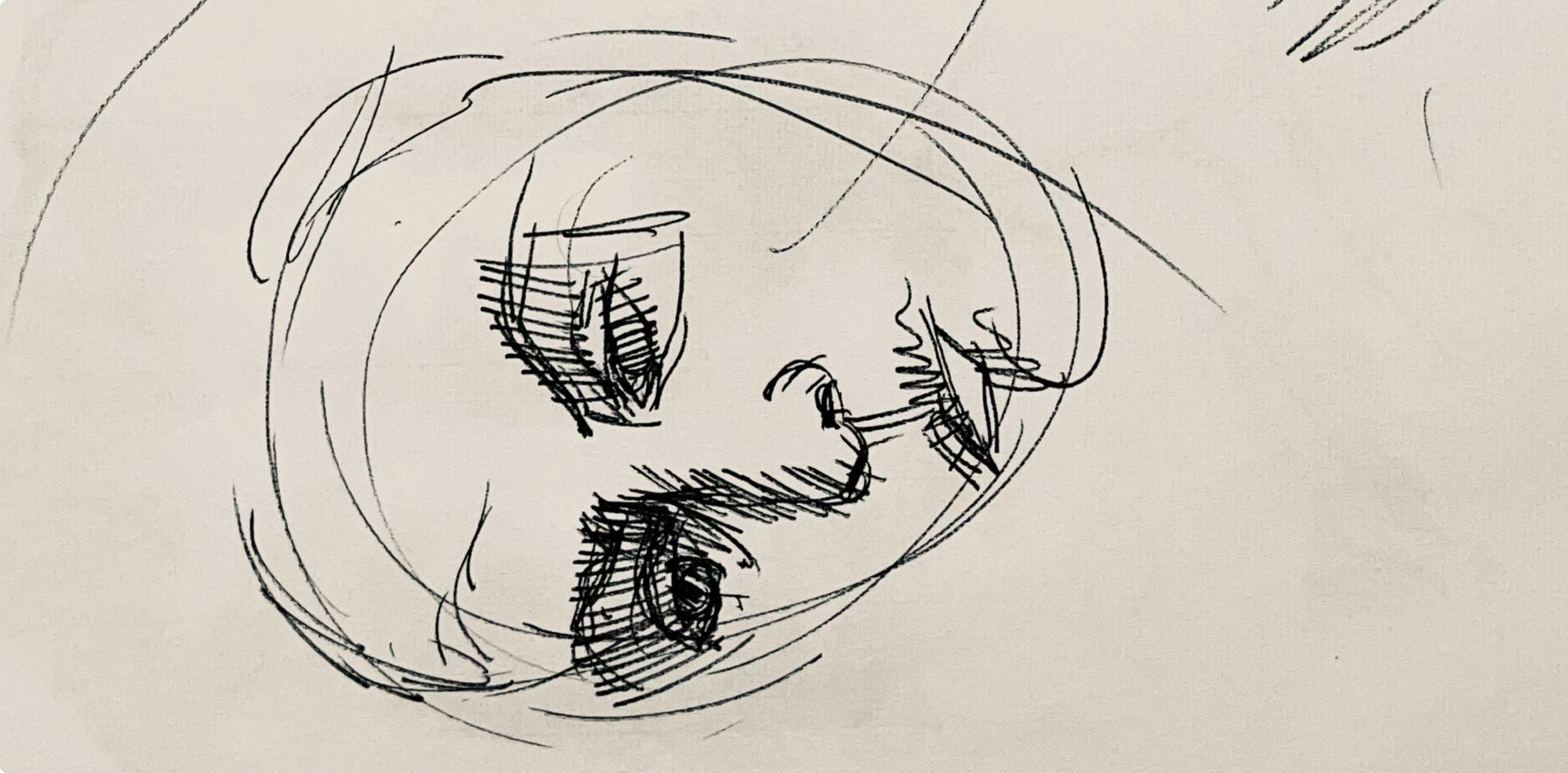 Renaissance Female Nude Figure Study, 1963, Ian Hornak — Drawing For Sale 4
