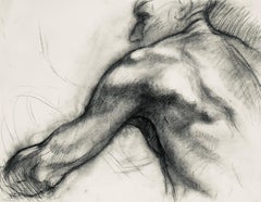 Estudio de figura desnuda masculina renacentista, 1963, Ian Hornak - Dibujo